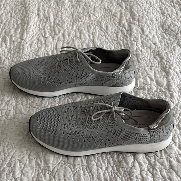 FRANKIE4 Women's Gray Knit Sneakers, SZ 9.5 - Picture 2 of 7